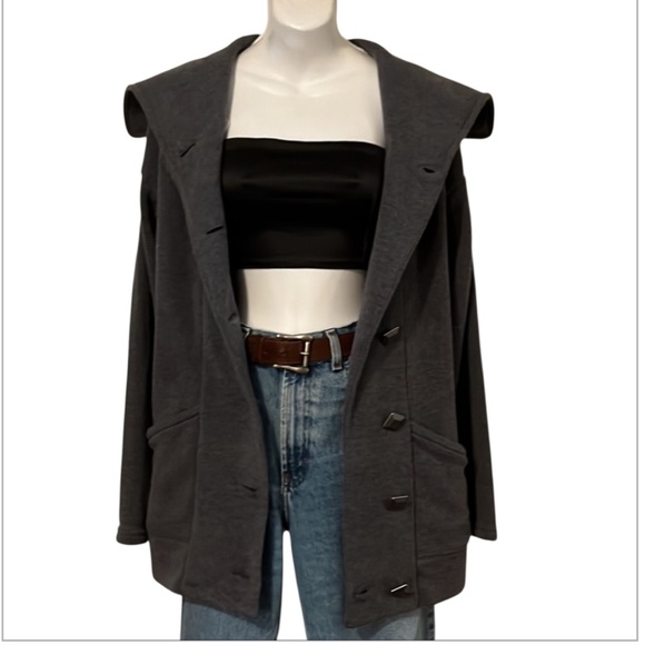 Oakley Jackets & Blazers - Oakley Gretchen Bleiler Signature Series Gray Button Down Fleece Jacket XS